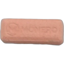 Orange Monero ecstasy pill (XTC) — MDMA 125mg — Madrid, Spain