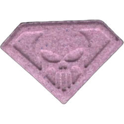 Pink Punisher ecstasy pill (XTC) — MDMA 226mg — Barcelona, Spain