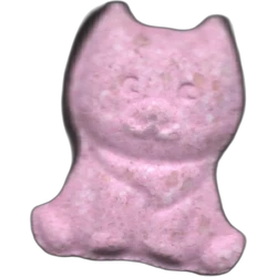 Pink Shiba ecstasy pill (XTC) — MDMA 159mg — Barcelona, Spain