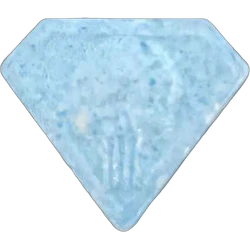 Blue Punisher ecstasy pill (XTC) — MDMA 151mg — Málaga, Spain