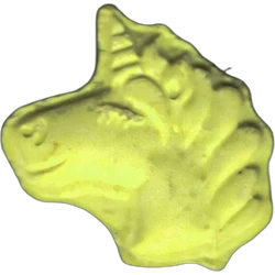 Yellow Unicornio ecstasy pill (XTC) — MDMA 171mg — Barcelona, Spain