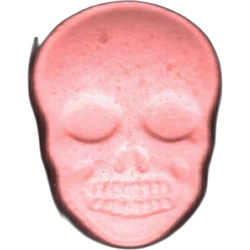 Pink Skull ecstasy pill (XTC) — MDMA 173mg — Barcelona, Spain
