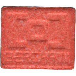 Orange Berghain ecstasy pill (XTC) — MDMA 190mg — Barcelona, Spain