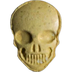 Yellow Skull ecstasy pill (XTC) — MDMA 160mg — Bern, Switzerland