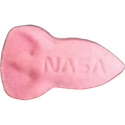 Pink NASA pill — 2C-B 7mg — Málaga, Spain