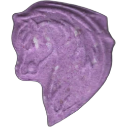 Purple Pegasus ecstasy pill (XTC) — MDMA 191mg — Barcelona, Spain