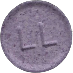 Purple LL pill — 4-HO-MET — Barcelona, Spain