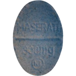 Blue NL ecstasy pill (XTC) — MDMA 100mg — Vienna, Austria