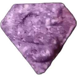 Purple Superman ecstasy pill (XTC) — MDMA 4mg; Caffeine 59mg; Phenacetin 3mg; Ketamine 3mg; Amphetamine 3mg; Methylone; Fenetilamina; Dimethylpentylone; N-ciclohexil normetilona — Málaga, Spain