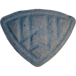 Blue Maybach ecstasy pill (XTC) — MDMA 104mg — Vienna, Austria