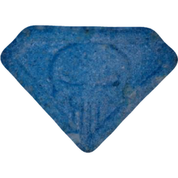 Blue Punisher ecstasy pill (XTC) — MDMA 168mg — Vienna, Austria