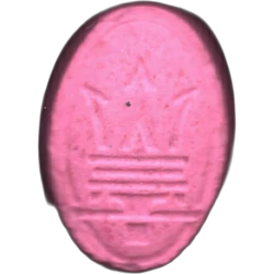 Pink Maserati ecstasy pill (XTC) — MDMA 171mg — Barcelona, Spain