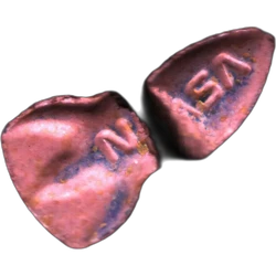 Pink NASA pill — 2C-B 11mg — Barcelona, Spain