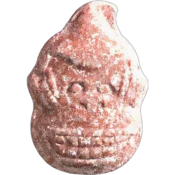 Pink Donkey Kong ecstasy pill (XTC) — MDMA 196mg — Geneva, Switzerland
