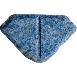 Blue Punisher ecstasy pill (XTC) — MDMA 173mg — Vienna, Austria