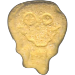 Yellow Farru ecstasy pill (XTC) — MDMA 285mg — Barcelona, Spain