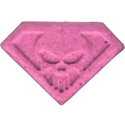 Pink Punisher ecstasy pill (XTC) — MDMA 175mg — Barcelona, Spain