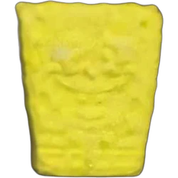 Yellow Bob Esponja ecstasy pill (XTC) — MDMA — Málaga, Spain