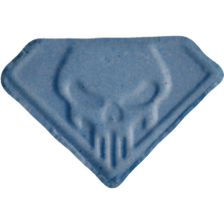 Blue Punisher ecstasy pill (XTC) — Unknown — Vienna, Austria