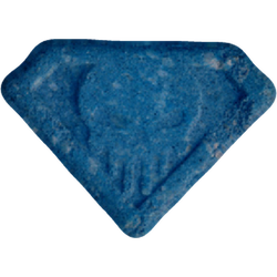 Blue Punisher ecstasy pill (XTC) — MDMA 125mg — Vienna, Austria