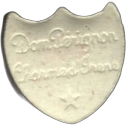 Yellow Dom Perignon ecstasy pill (XTC) — MDMA 61mg — Barcelona, Spain
