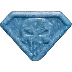 Blue Punisher ecstasy pill (XTC) — MDMA — Córdoba, Spain
