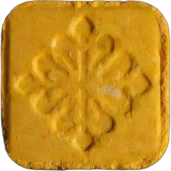 Yellow Patek Philippe ecstasy pill (XTC) — MDMA 166mg; Caffeine 66mg — Biel, Switzerland