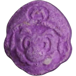 Purple Super Mario ecstasy pill (XTC) — MDMA 259mg — Berlin, Germany
