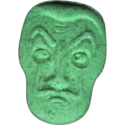 Green La Casa de Papel ecstasy pill (XTC) — MDMA 168mg — Barcelona, Spain
