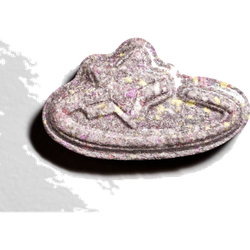Grey Pop Smoke ecstasy pill (XTC) — MDMA 215mg — Marseille, France