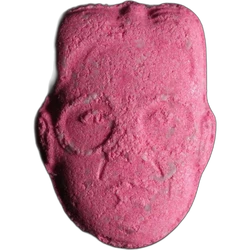 Pink Kim_jong ecstasy pill (XTC) — MDMA 205mg — Wolfwil, Switzerland