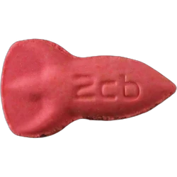 Red 2C-B pill — 2C-B 15mg — Zürich, Switzerland