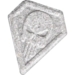 Grey Punisher ecstasy pill (XTC) — MDMA 209mg — Madrid, Spain