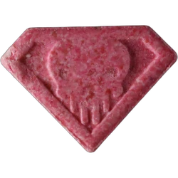 Pink Punisher ecstasy pill (XTC) — MDMA 144mg — Zürich, Switzerland