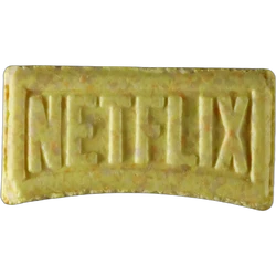 Yellow Netflix ecstasy pill (XTC) — MDMA 169mg — Zürich, Switzerland