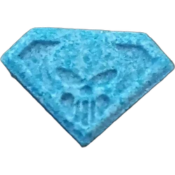 Blue Punisher ecstasy pill (XTC) — Punisher — Málaga, Spain