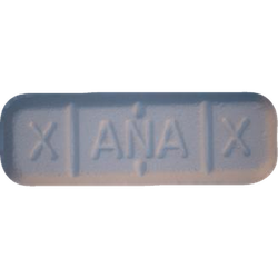 White Drei pill — Flualprazolam — Vienna, Austria