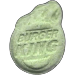 Yellow Burguer King ecstasy pill (XTC) — MDMA 187mg — Tarragona, Spain