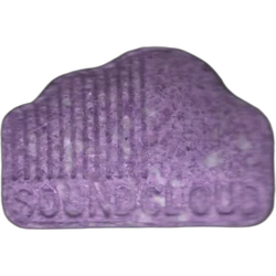 Purple Soundcloud ecstasy pill (XTC) — MDMA 232mg — Barcelona, Spain