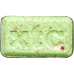 Green XTC ecstasy pill (XTC) — MDMA 154mg — Cáceres, Spain