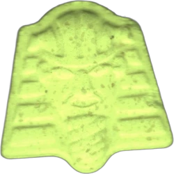 Yellow Pharaoh ecstasy pill (XTC) — MDMA 126mg — Barcelona, Spain