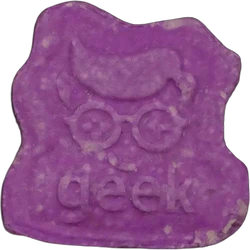 Purple Geek ecstasy pill (XTC) — MDMA 172mg — Berlin, Germany