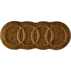 Brown Audi ecstasy pill (XTC) — MDMA 170mg — Zürich, Switzerland