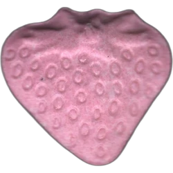 Pink Strawberry ecstasy pill (XTC) — MDMA 204mg — Barcelona, Spain