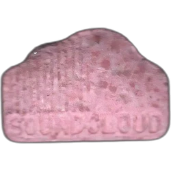 Pink Soundcloud ecstasy pill (XTC) — MDMA 200mg — Girona, Spain