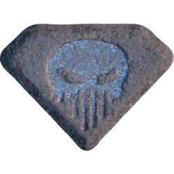 Grey Punisher ecstasy pill (XTC) — MDMA 210mg — Vienna, Austria
