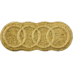 Yellow Audi ecstasy pill (XTC) — MDMA 163mg — Zürich, Switzerland