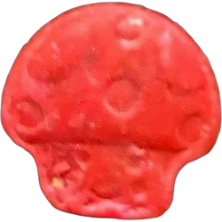 Red Mushroom pill — Caffeine 16%; Amphetamine 2%; Methylone; Synthesis impurity — Alicante, Spain