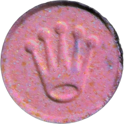 Pink Rolex pill — 2C-B 13mg — Madrid, Spain