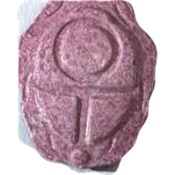 Squid Game ecstasy pill (XTC) — MDMA 208mg — Slovenia